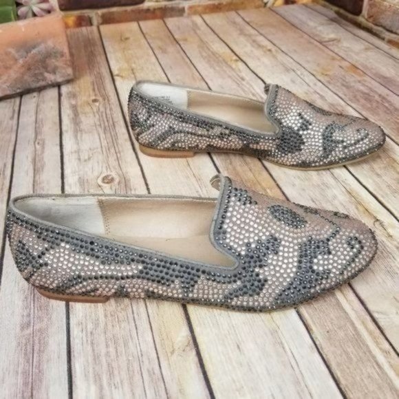 Steve Madden Conncord Blush Multi Studded Flat 8.5 - Picture 6 of 9